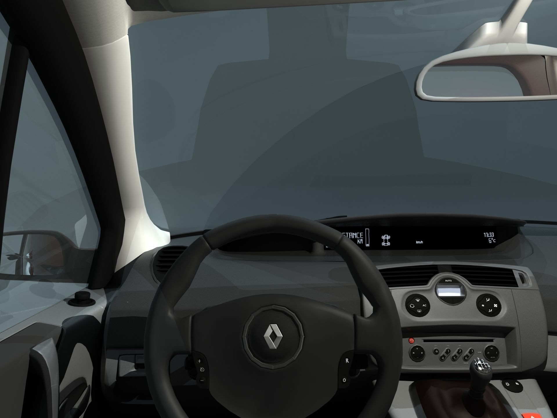 Renault Scenic II Conquest Low-poly 3D model_13