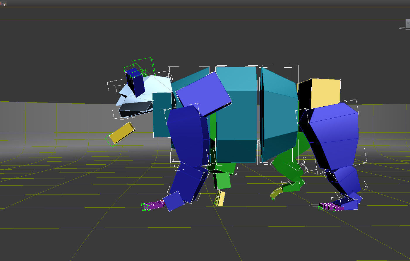 Panda A bear 3D model_7