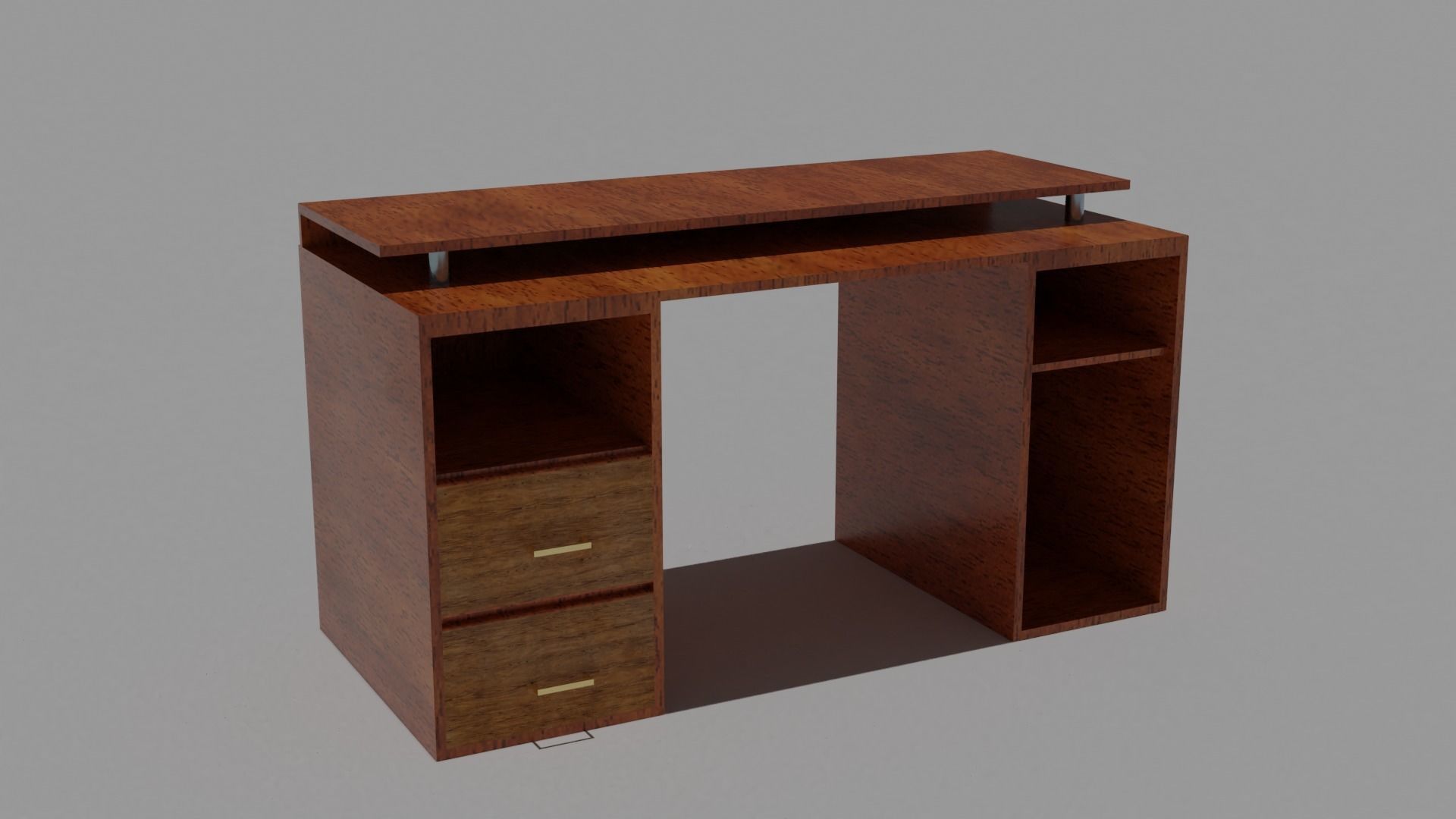 PC TABLE Low-poly 3D model_3