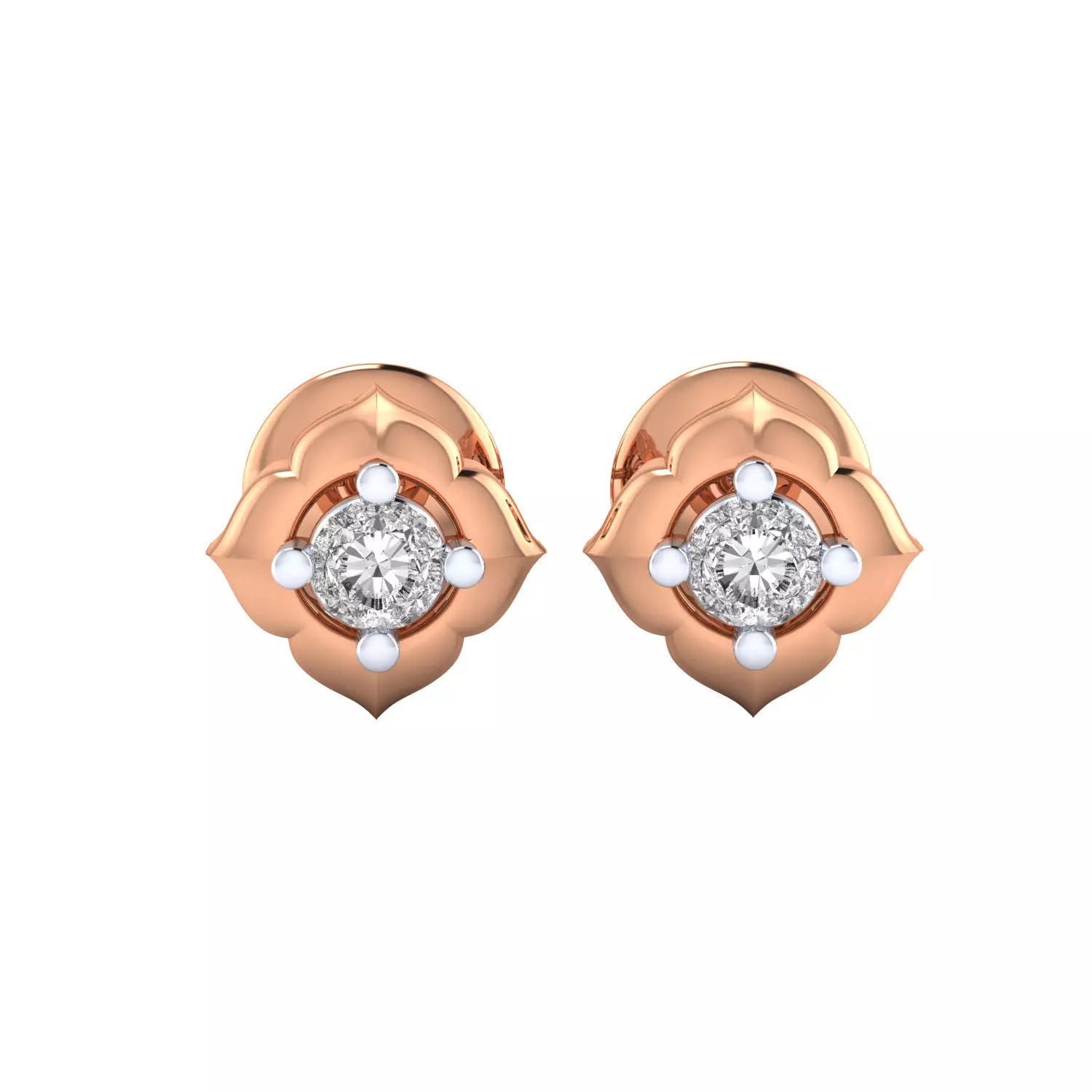 Women earrings jcd render detail 3D print model 3D print model_0