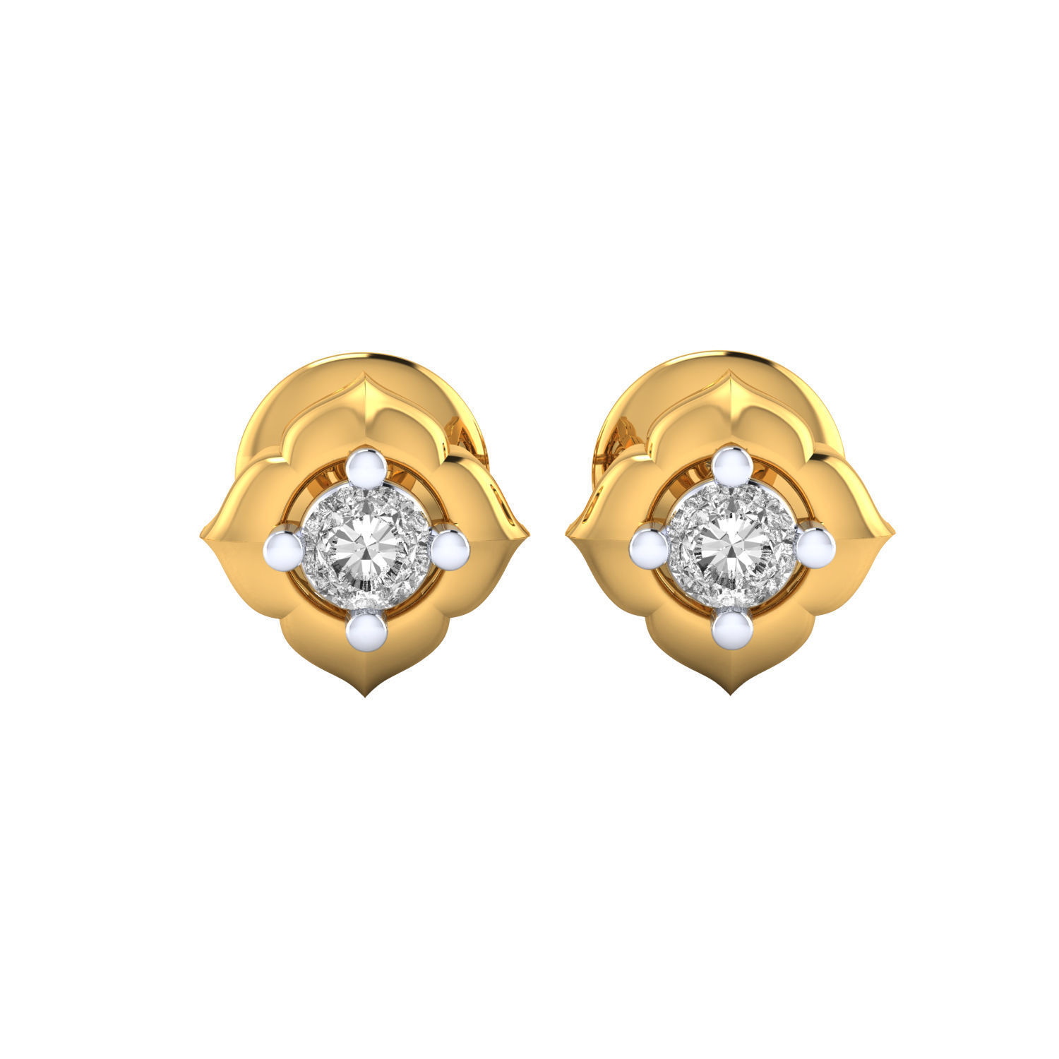 Women earrings jcd render detail 3D print model 3D print model_9