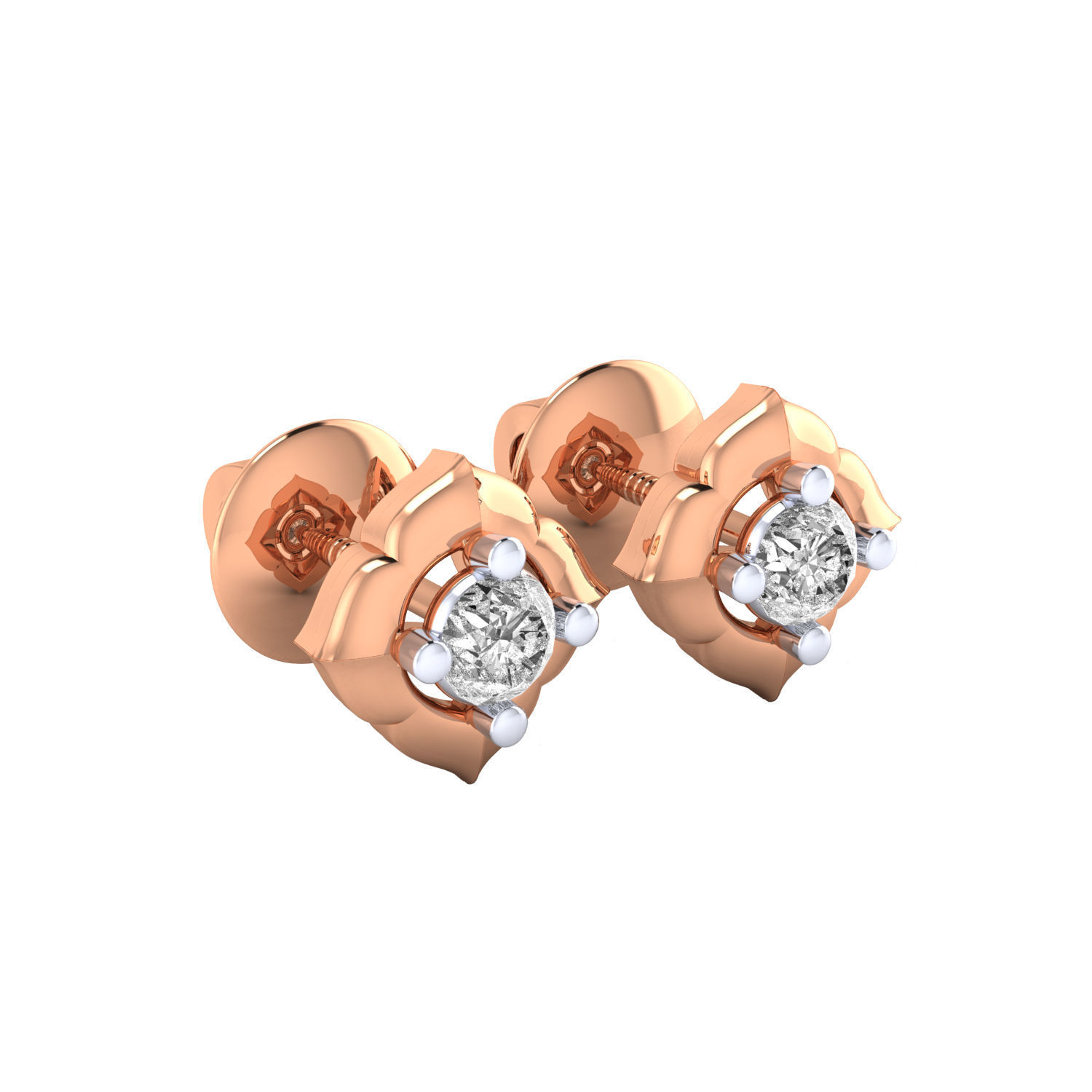 Women earrings jcd render detail 3D print model 3D print model_2