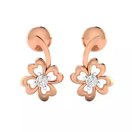 Women earrings 3dm render detail 3D print model