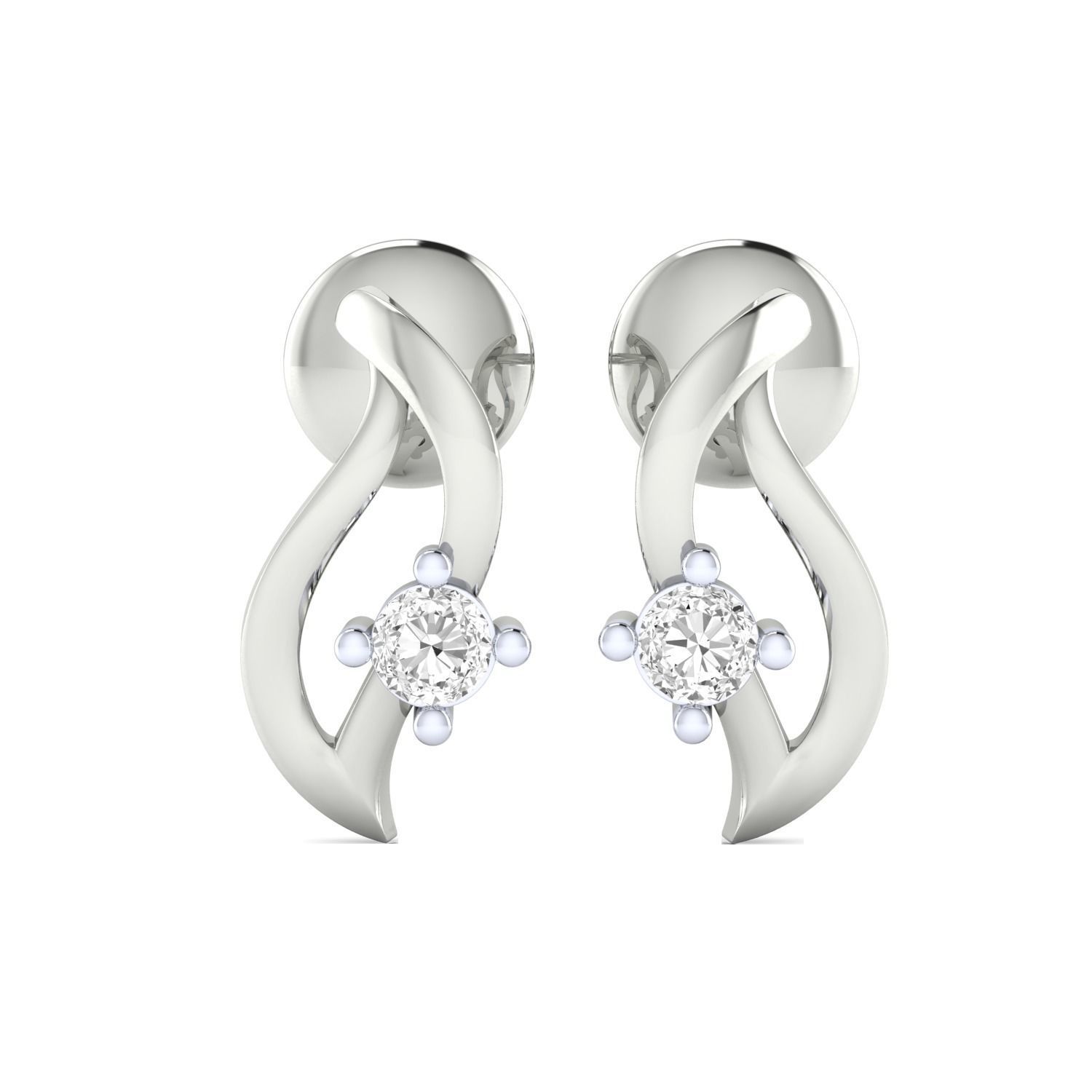 Women earrings 3dm render detail 3D print model 3D print model_13