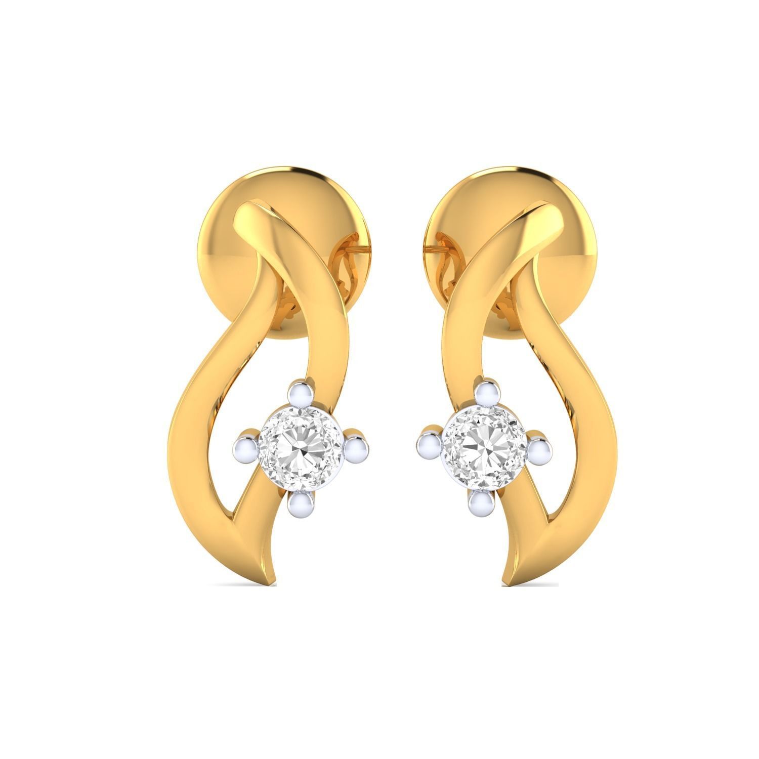 Women earrings 3dm render detail 3D print model 3D print model_15