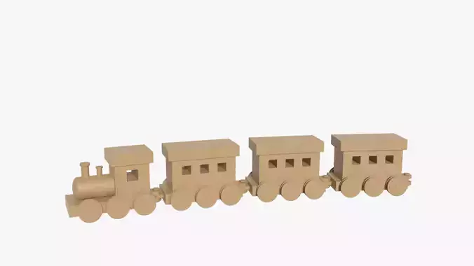 Wooden Toy Train