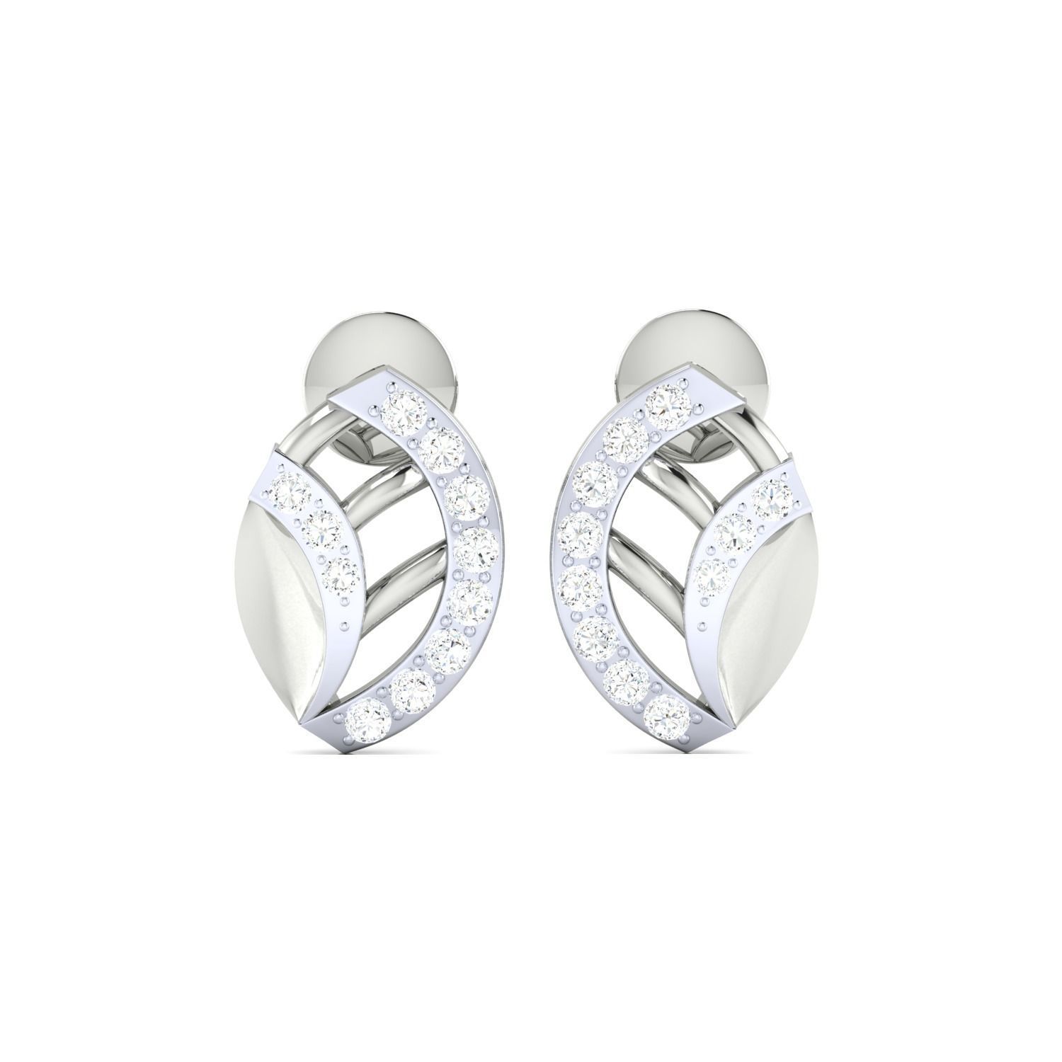 Women earrings 3dm render detail 3D print model 3D print model_13