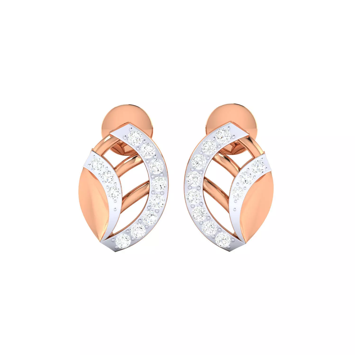 Women earrings 3dm render detail 3D print model 3D print model_0