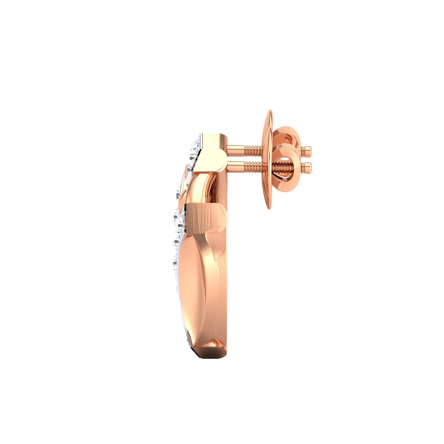 Women earrings 3dm render detail 3D print model 3D print model_4