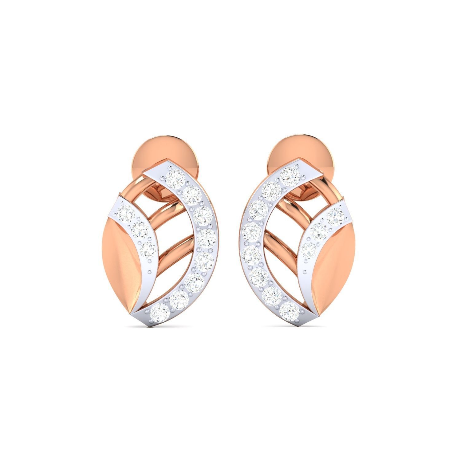 Women earrings 3dm render detail 3D print model 3D print model_11
