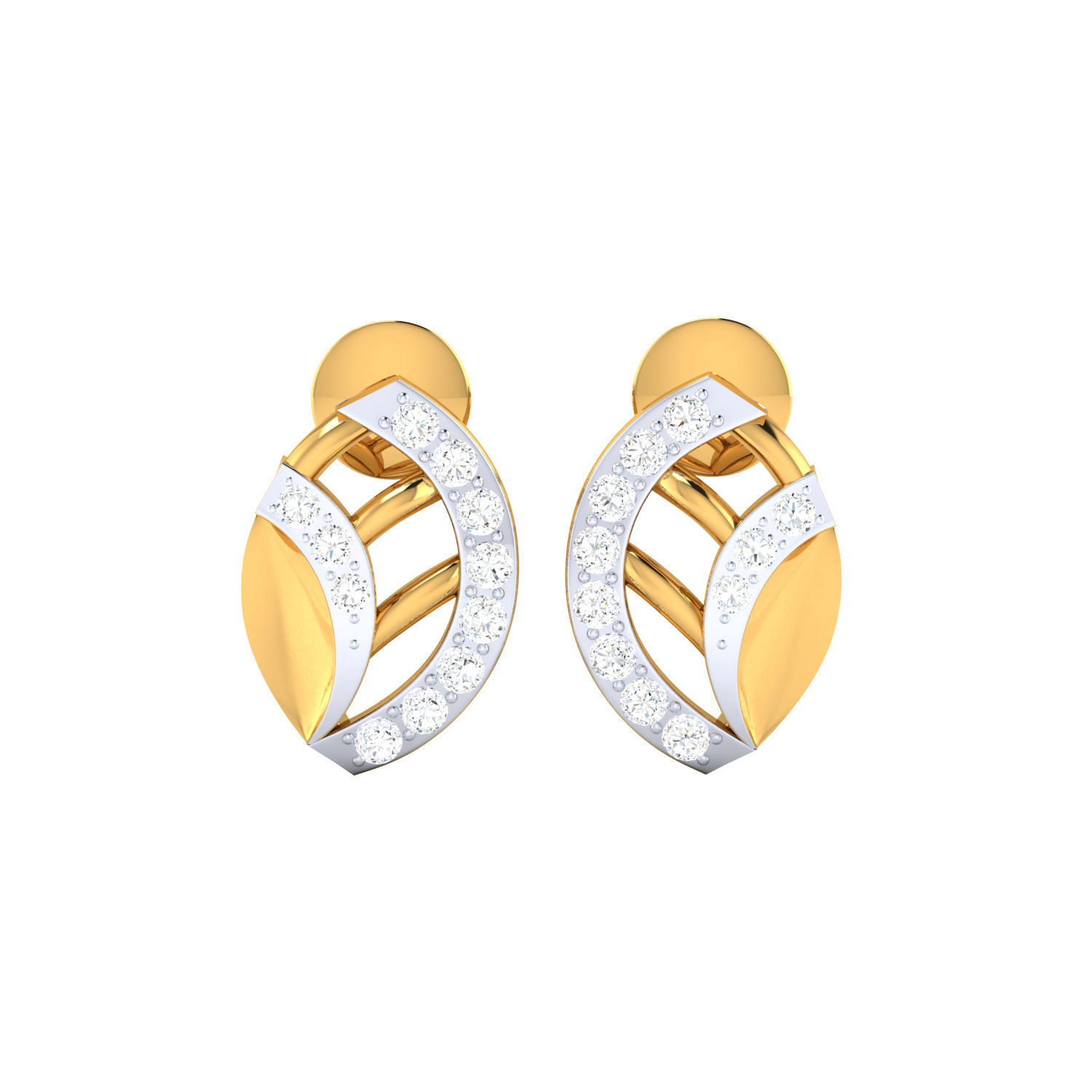 Women earrings 3dm render detail 3D print model 3D print model_14