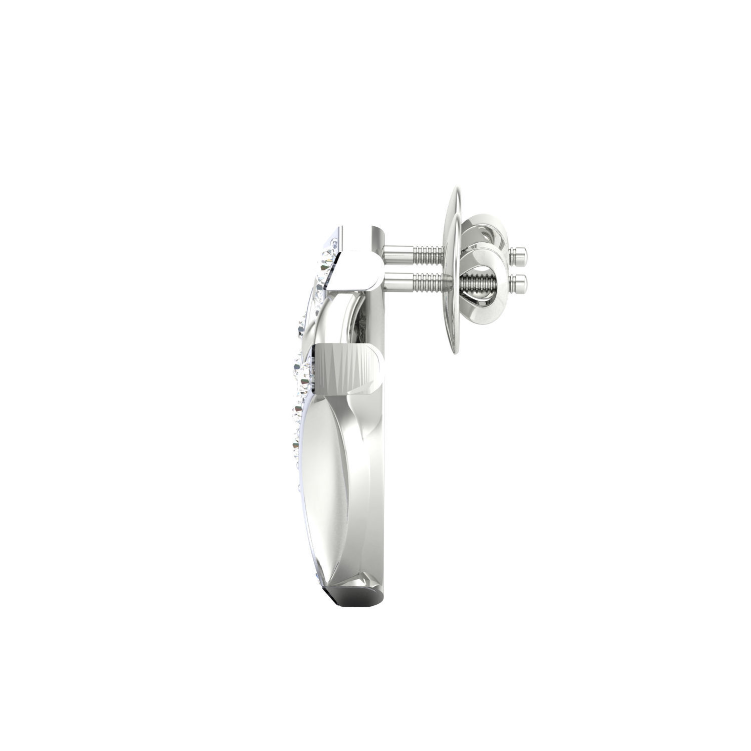 Women earrings 3dm render detail 3D print model 3D print model_6