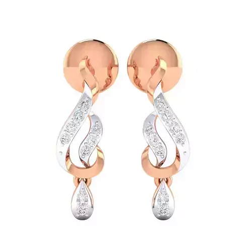 Women earrings 3dm render detail 3D print model