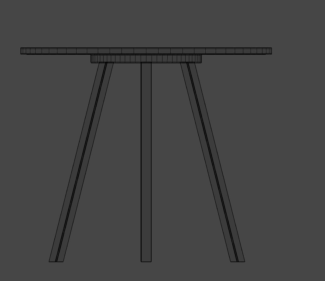 Round Table 3D model_8
