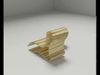 Modern wooden chair Free 3D model_1