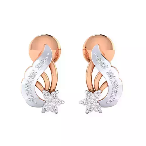 Women earrings 3dm render detail 3D print model