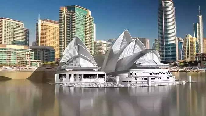 Sydeney Opera Exterior 3D model