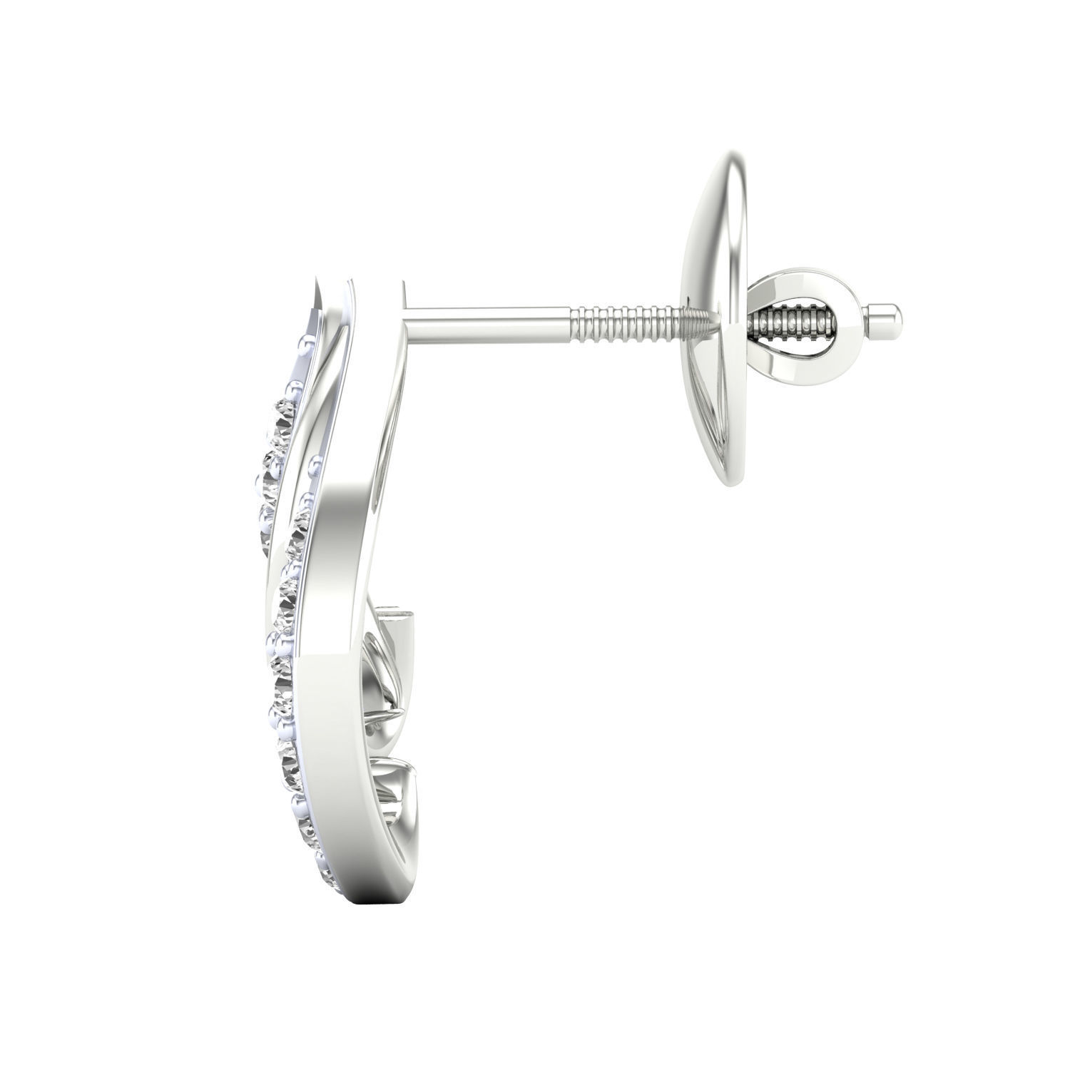 Women earrings 3dm render detail 3D print model 3D print model_12