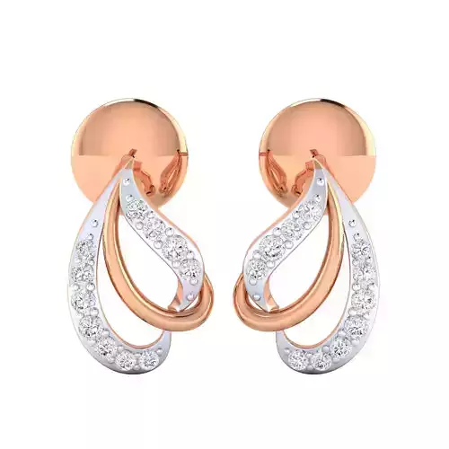 Women earrings 3dm render detail 3D print model
