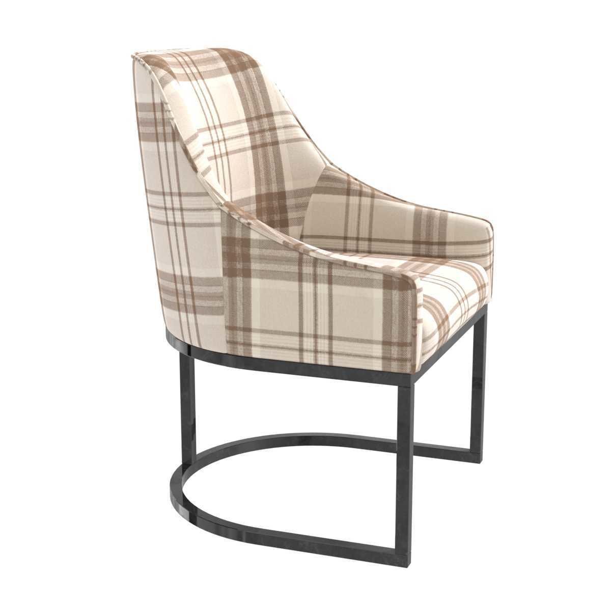Charter furniture dining armchair 3D model_2