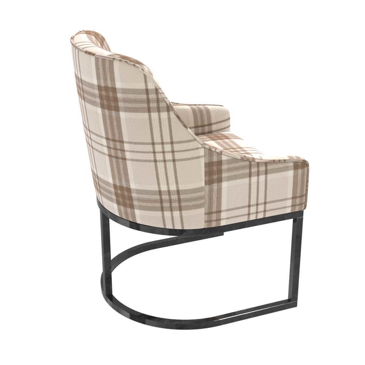 Charter furniture dining armchair 3D model_3