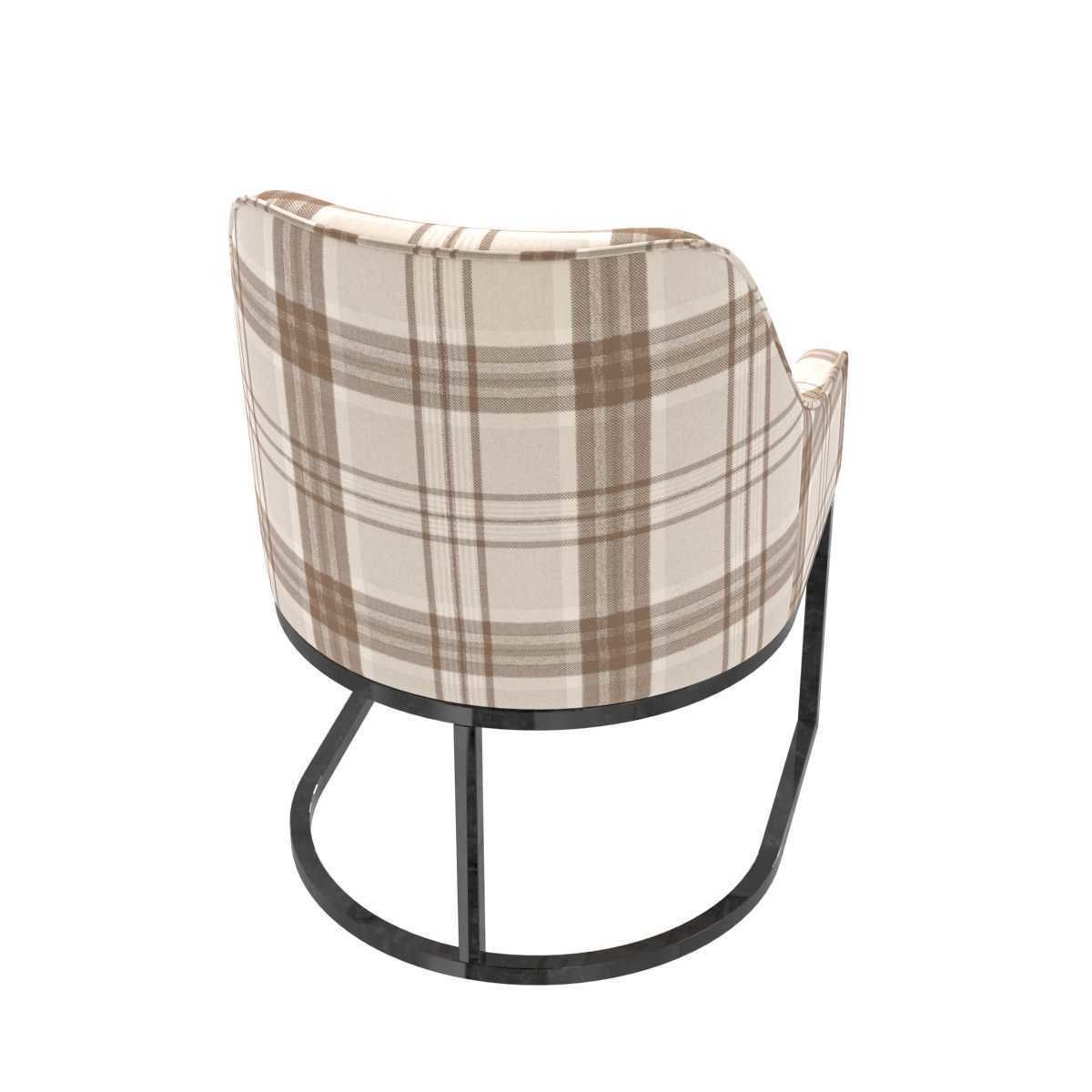 Charter furniture dining armchair 3D model_4