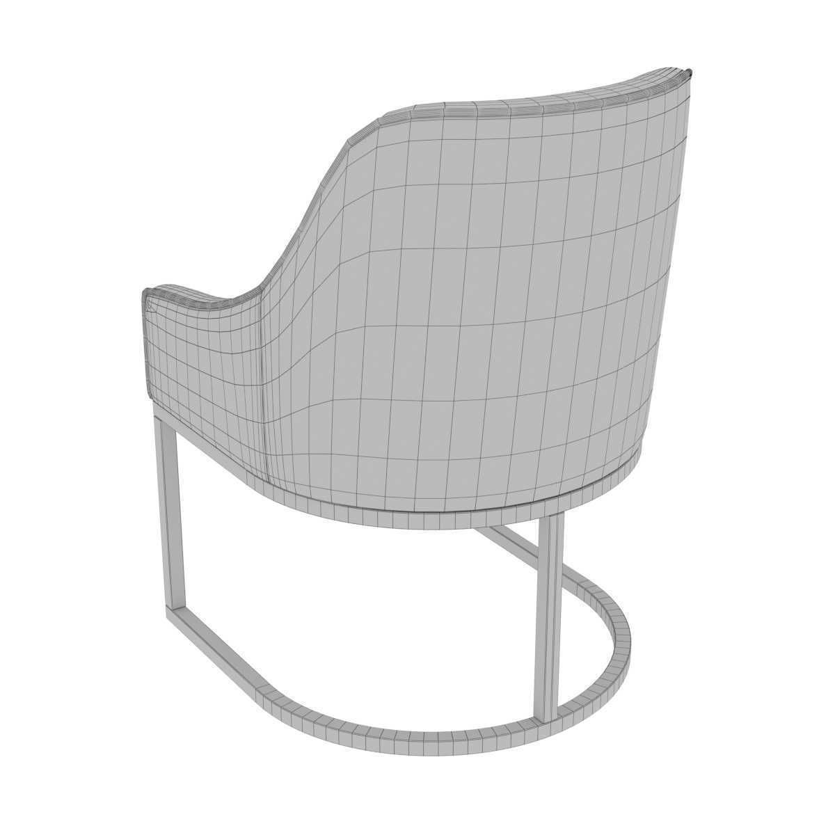 Charter furniture dining armchair 3D model_11
