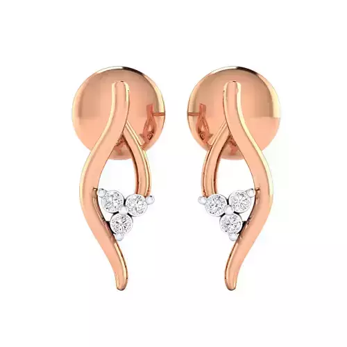 Women earrings 3dm render detail 3D print model