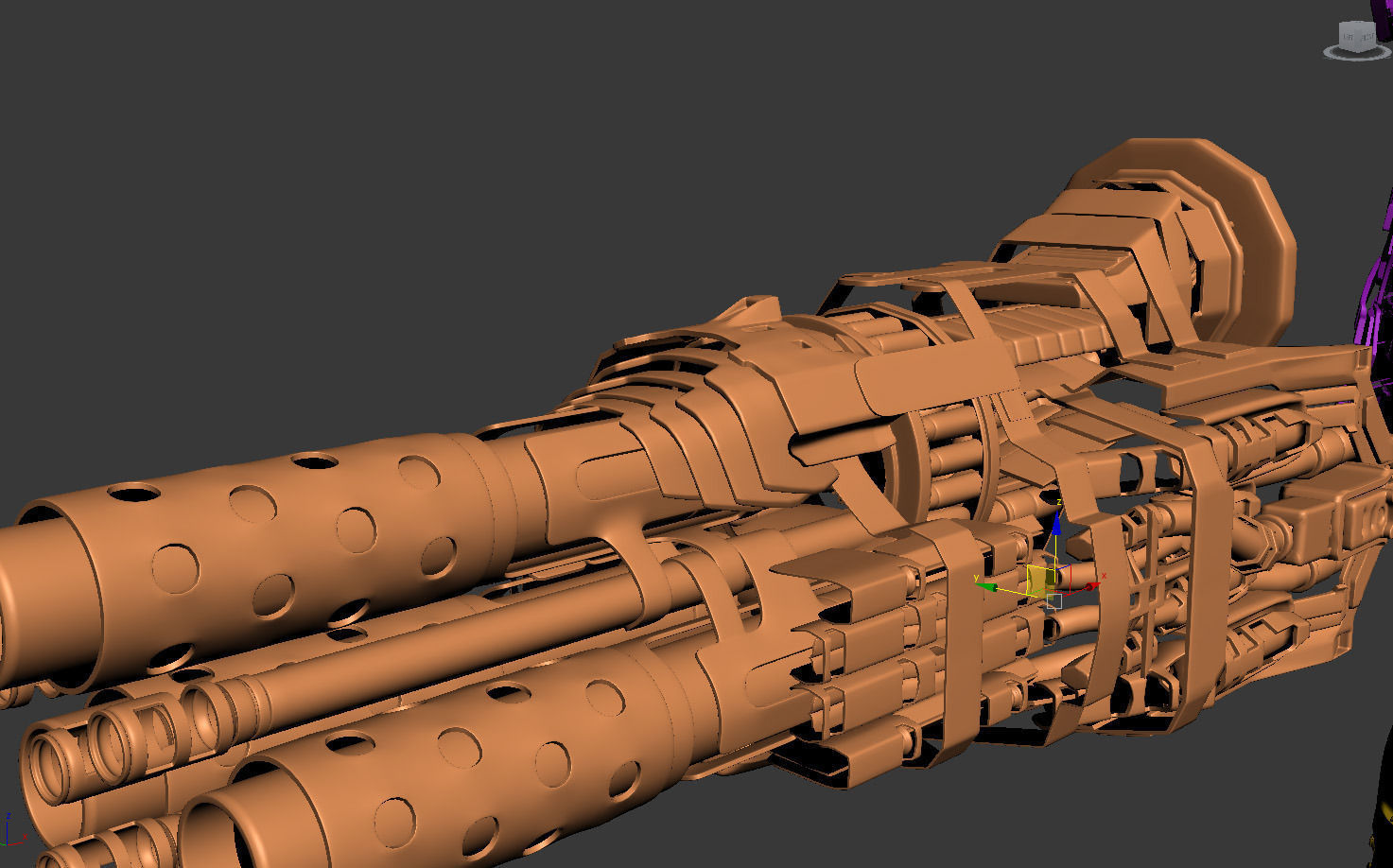 Scifi soldier 3D model_6