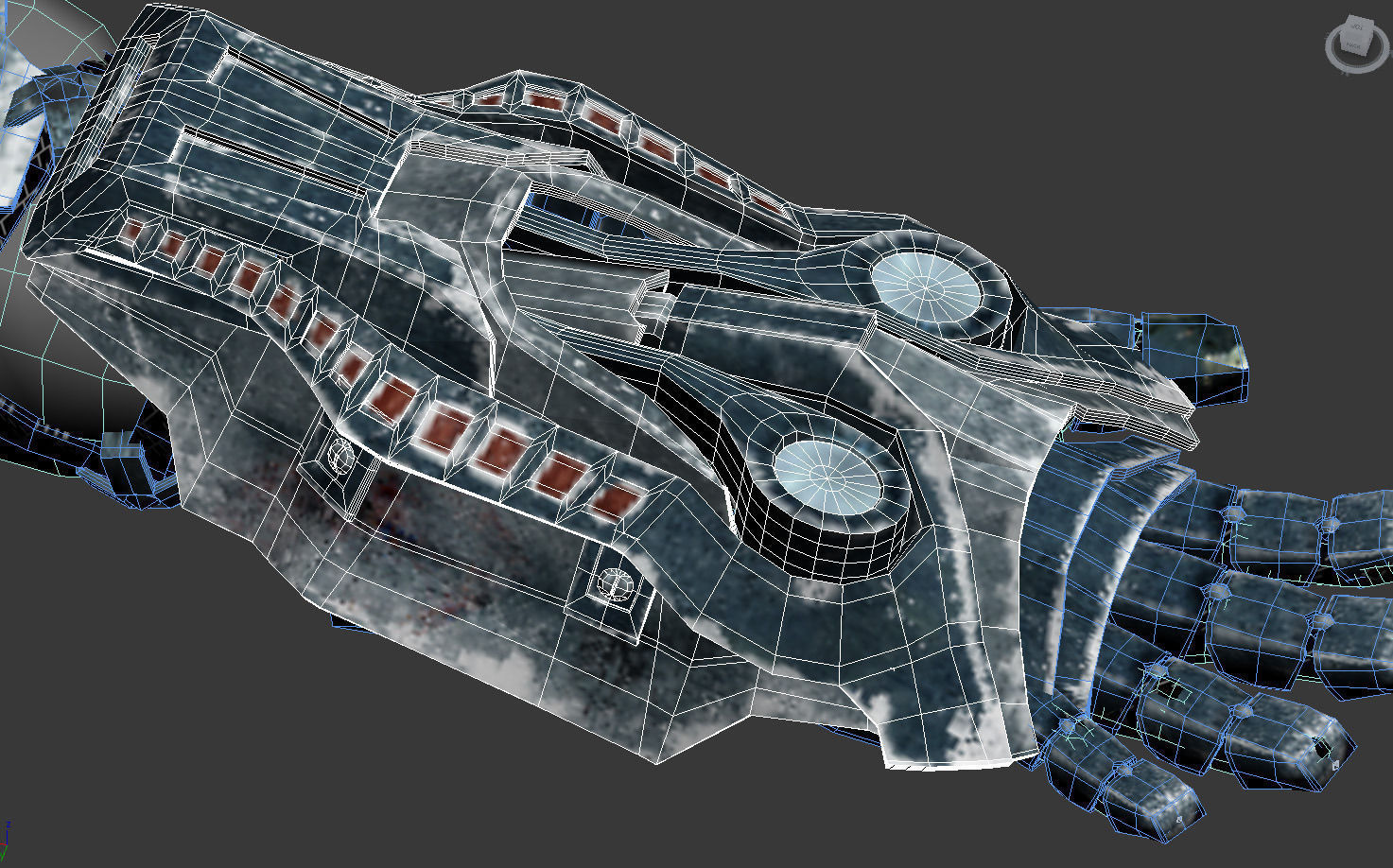 Scifi soldier 3D model_2