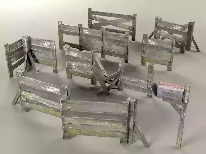 Old Wooden Fence Pack