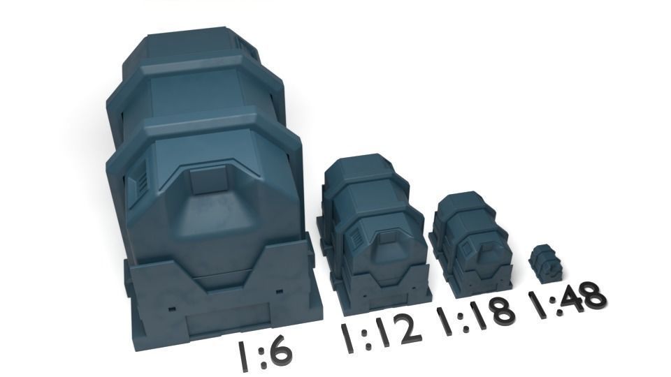 First Order Generator 1-6 scale Hottoys  Free 3D print model_5