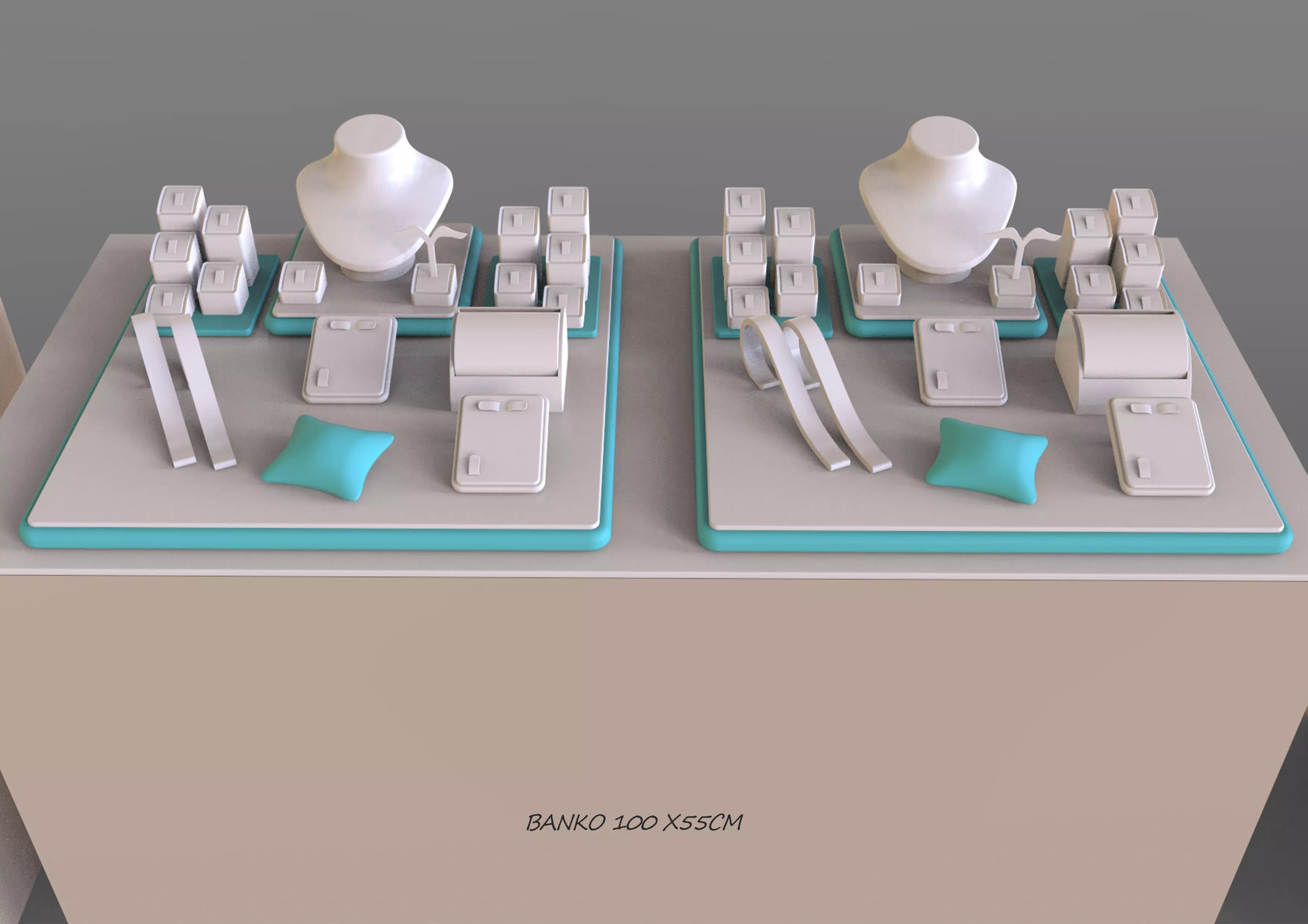 Lamira 4 jewelry display concept  3D print model_0