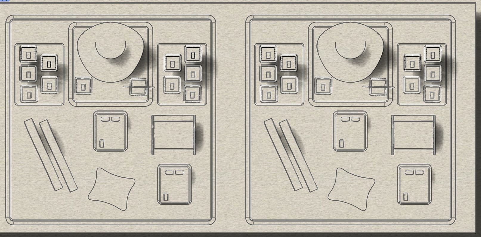 Lamira 4 jewelry display concept  3D print model_4