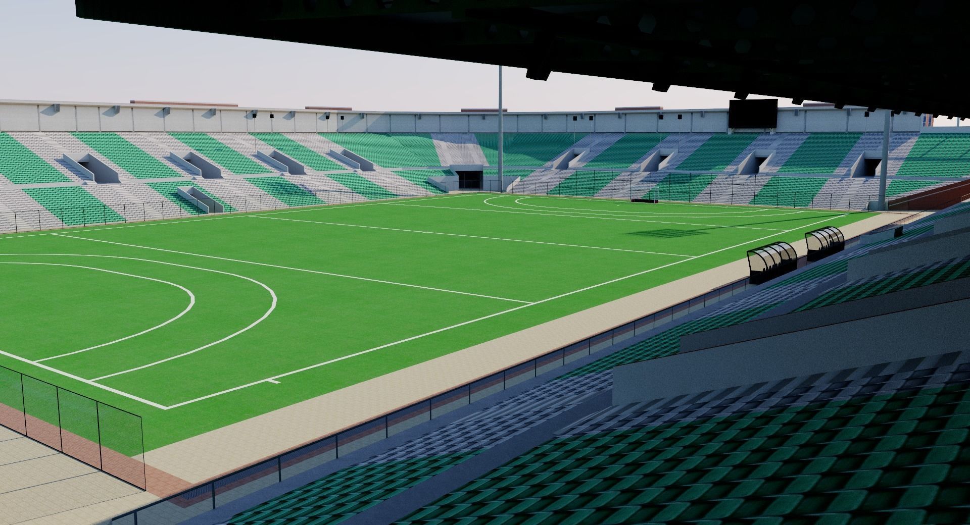 Major Dhyan Chand National Stadium - India 3D model_3