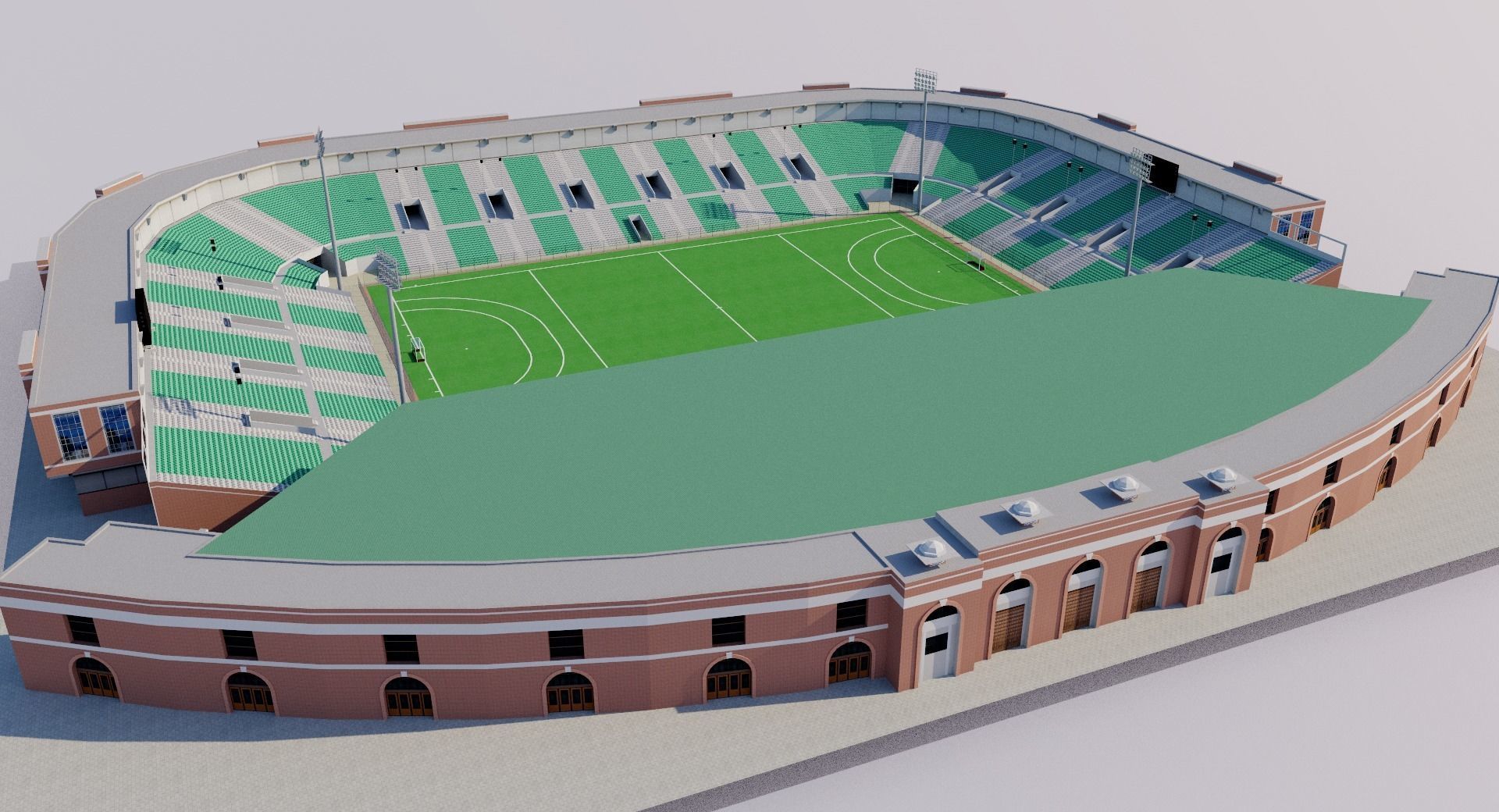 Major Dhyan Chand National Stadium - India 3D model_1