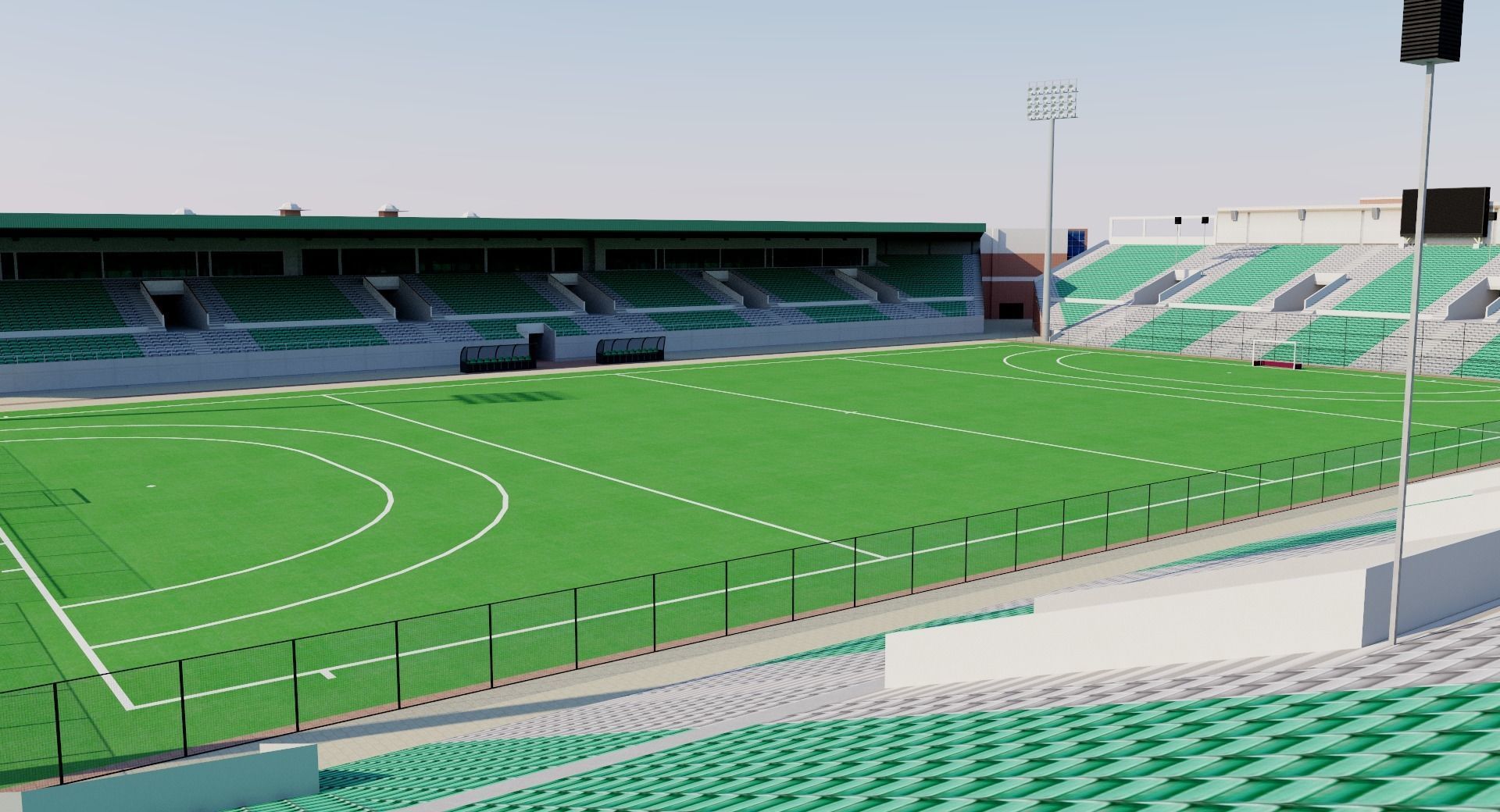 Major Dhyan Chand National Stadium - India 3D model_2