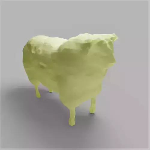 Geometric Sheep Low-poly 3D model