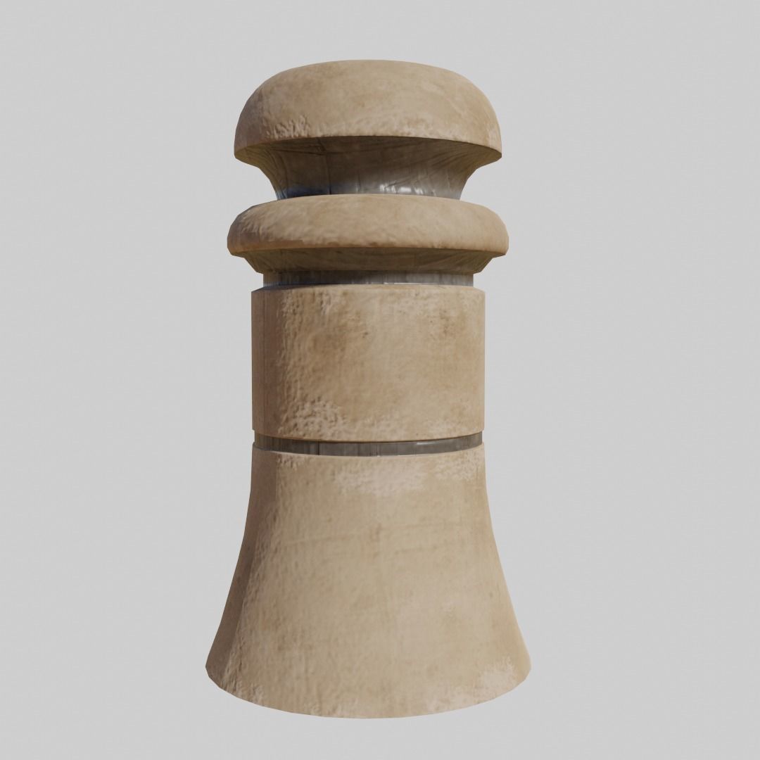 Tatooine Towers Low-poly 3D model_11