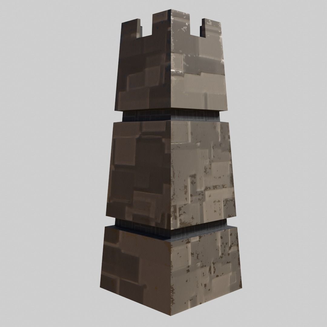 Tatooine Towers Low-poly 3D model_13