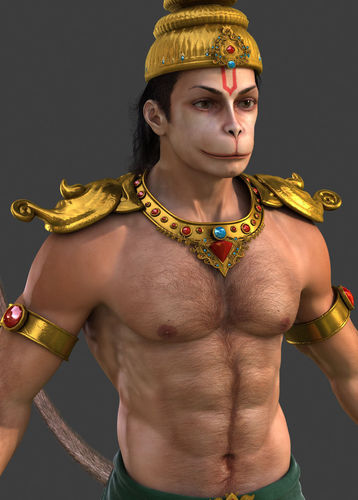 Hanuman High Detailed 3D model