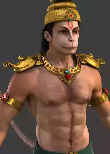 Hanuman High Detailed 3D model