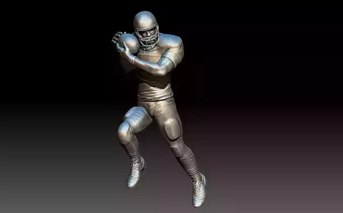 American footballer Pose