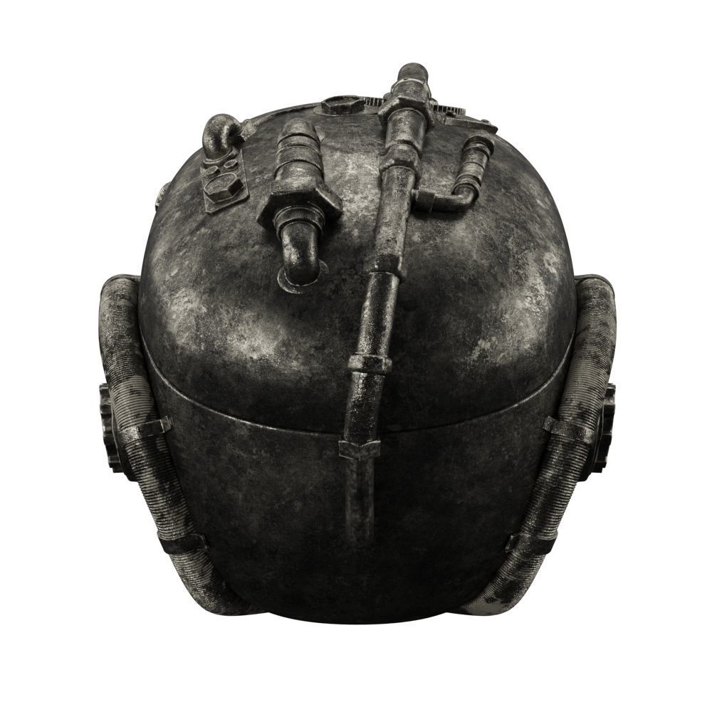 robot stale Low-poly 3D model_4