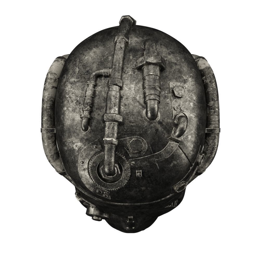 robot stale Low-poly 3D model_5