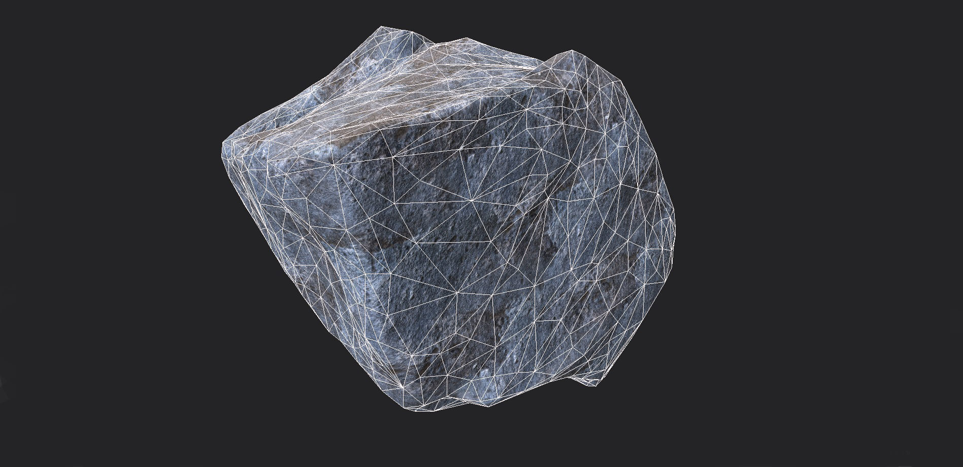 Rock Collection 001 Low-poly 3D model_8