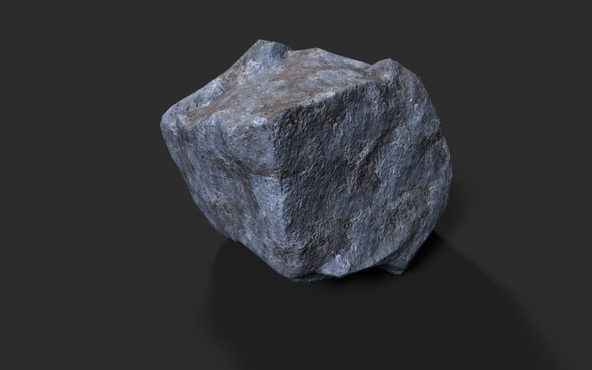 Rock Collection 001 Low-poly 3D model_7