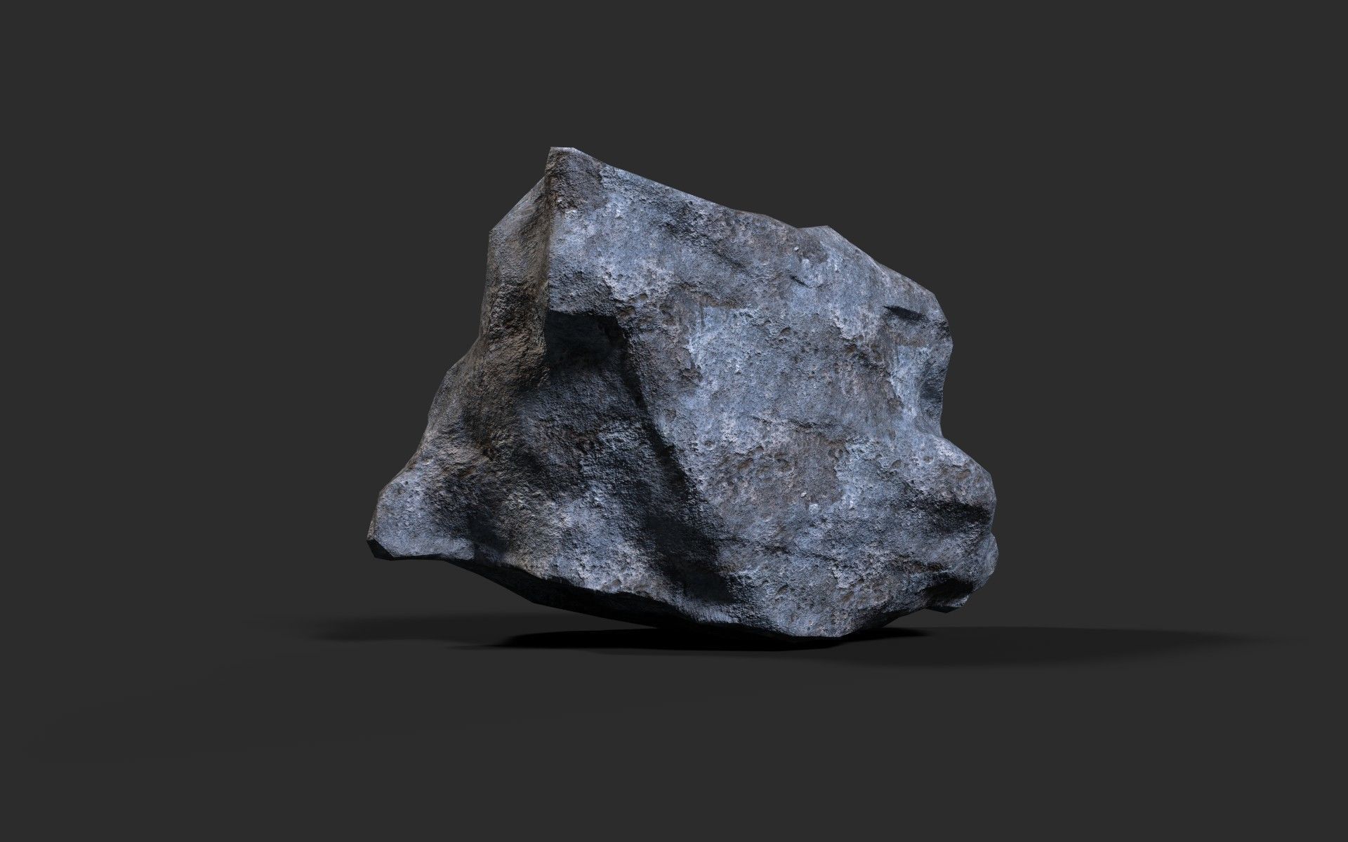Rock Collection 001 Low-poly 3D model_19