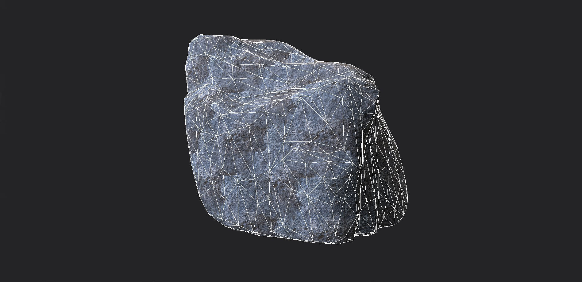 Rock Collection 001 Low-poly 3D model_6