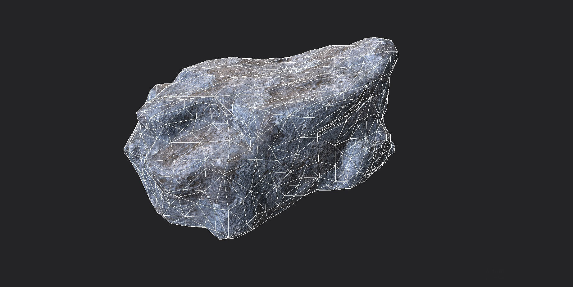 Rock Collection 001 Low-poly 3D model_12